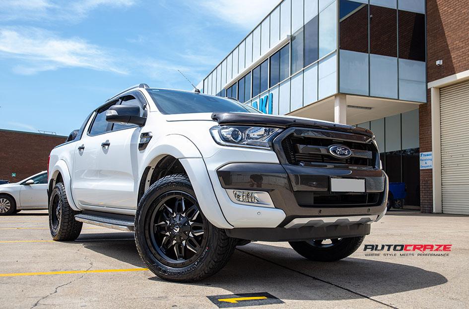 FORD RANGER NEUTRON MATTE BLACK MILLED